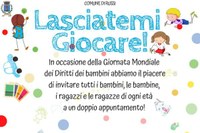 «Lasciatemi giocare…» in piazzetta Dante a Russi, in occasione della Giornata dei Diritti dell'Infanzia