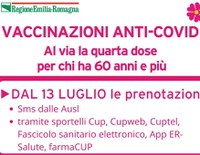 Vaccinazioni anti-Covid, in Emilia-Romagna via alla quarta dose per over60 e fragili
